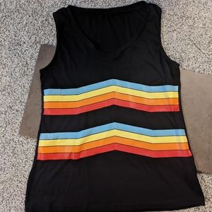 Sleeveless V-neck tank top